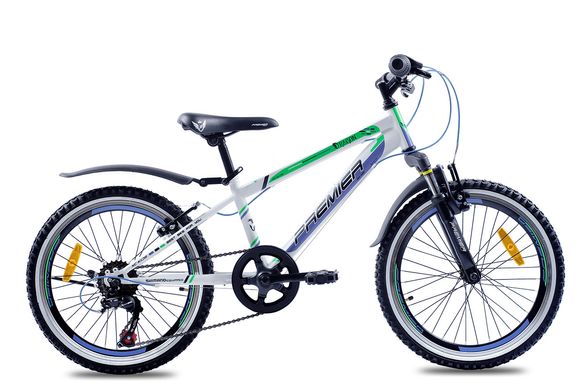 Велосипед сталь Premier Dragon20 11 белый и син-зелён 1080098 фото