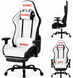 Игровое кресло Bonro 1002G-1 с подставкой для ног, белое 7001205 фото 2