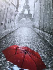 Картина по номерам. Art Craft "Зонтик в Париже" 40*50 см 11207-AC 21302447 фото