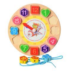 Рамка вкладыш Часики Limo Toy MD 1270 со шнуровкой, 18 см (Тигр) 21306244 фото