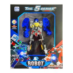 Детский робот-трансформер BW339 "ТОБОТ" пластиковый (Серо-синий) 21307689 фото