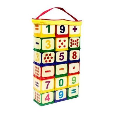 Детские развивающие кубики “Арифметика” 71061, 18 кубиков 21303817 фото