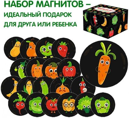 Набор магнитов Magdum Веселые фрукты и овощи" ML4031-52 EN 21304167 фото