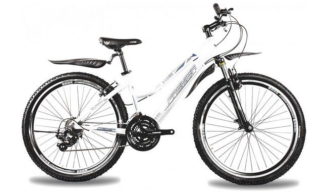 Велосипед алюминий Premier Rodeo 15 белый с голуб-черн 1080064 фото