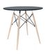 Круглий стіл Just Home 80 см - чорний 20200297 фото 3
