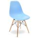 Крісло для кухні на ніжках Bonro В-173 Full Kd голубе (3 шт) 7000672 фото 7