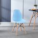 Кресло для кухни на ножках Bonro В-173 Full Kd голубое (3 шт) 7000672 фото 3