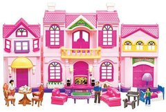 Будиночок для ляльок з меблями 16427 зі світлом 21300730 фото