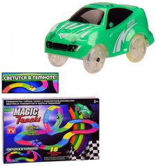 Детский игрушечный автотрек "Magic Track" 6688-76 со световыми эффектами 21300018 фото