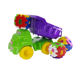 Дитячий ігровий пісочний набір 013585 з розвиваючим кубиком (Салатовий з фіолетовим) 21301730 фото