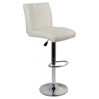 Барный стул со спинкой Bonro BC-0106 белый 7000081 фото