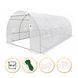 Усиленная садовая теплица LEOBRO Garden 18 м&sup2; White (LB-18M25W) 22500174 фото 1
