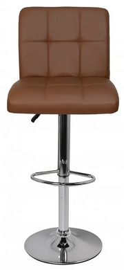 Барний стілець зі спинкою Bonro BC-0106 коричневий 7000099 фото