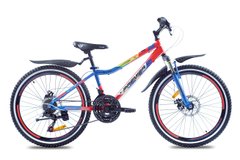 Велосипед сталь Premier Dragon24 Disc 13 синій з червоним 1080100 фото