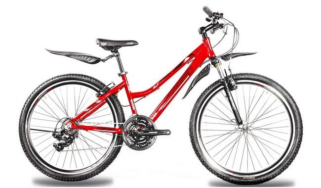 Велосипед алюминий Premier Rodeo 15 красный с черн-бел 1080065 фото