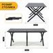 Раскладной туристический стол LEOBRO Camp Black XL (LB-1070) 22500092 фото 12