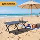 Раскладной туристический стол LEOBRO Camp Black XL (LB-1070) 22500092 фото 5