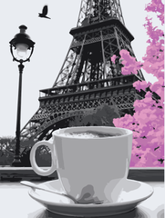 Картина по номерам. Art Craft "Кофе в Париже" 40*50 см 11208-AC 21302449 фото