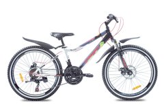 Велосипед сталь Premier Dragon24 Disc 13 чёрный с белым 1080101 фото