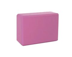 Блок для йоги, растяжки BT-SG-0002 (Тёмно-розовый) 21307641 фото