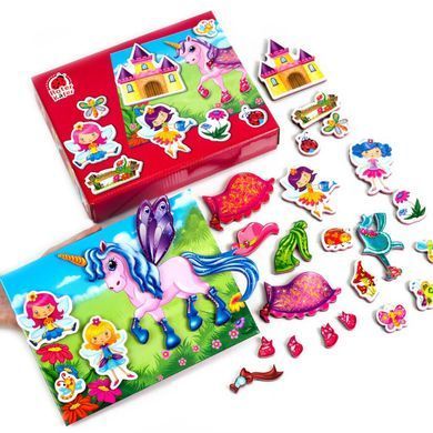 Магнитная игра для детей "Феи и единорог" RK2060-04 21305596 фото