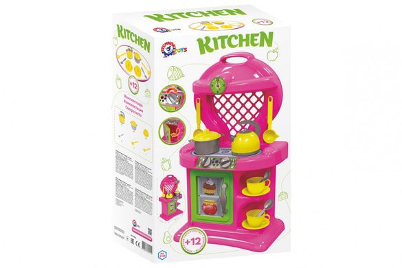 Дитяча ігрова кухня 10 2155TXK з посудом 21304119 фото