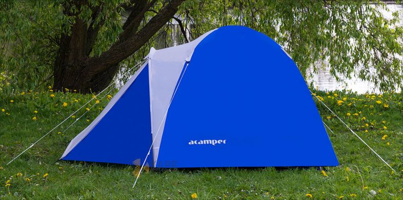 Намет 3-х місний Presto Acamper Acco 3 Pro синій - 3000мм. H2О - 3,2 кг. 22600043 фото