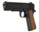 G13 Страйкбольний пістолет Galaxy Colt M1911 Classic метал пластик з кульками чорний 20500945 фото 2