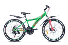 Велосипед сталь Premier Explorer24 Disc 13 зеленый неон с красн 1080102 фото