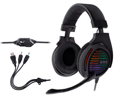 Компьютерная аудиогарнитура Tracer GAMEZONE Aligator RGB rainbow LED (TRASLU46466) 22500296 фото