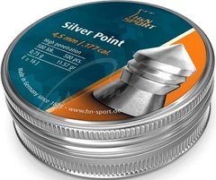 Кулі пневматичні H&N Silver Point, 500 шт/уп, 0,75 гр 4,5 мм 92344500005 20500145 фото