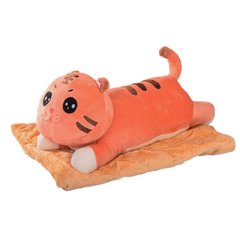 Мягкая игрушка-плед HB03 кошка 55 см + плед 150*115 см (Оранжевый) 21300700 фото