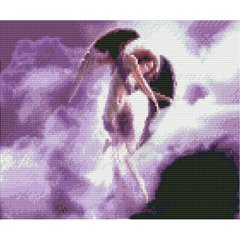 Алмазна мозаїка "Дівчина з крилами" Strateg HX007 30х40 см 21304620 фото