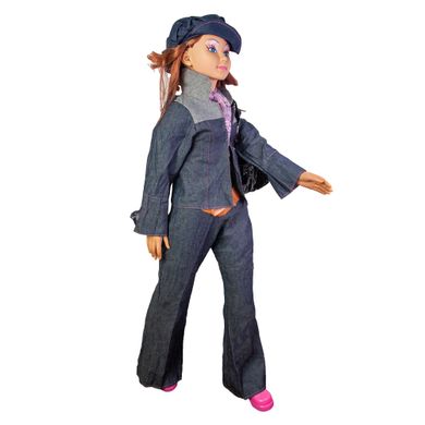 60374 лялька інтерактивна ходяча 40-дюймова зі світлом і музикою руховими руками ногами 3 моделі 20500517 фото