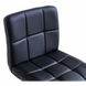 Барний стілець зі спинкою Bonro Bc-0106 чорний з чорною основою 7000625 фото 7