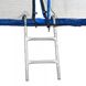 Батут Atleto 312 см з подвійними ногами з сіткою синій (2 місця) 7000180 фото 7