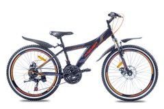 Велосипед сталь Premier Explorer24 Disc 13 чорний матовий 1080103 фото