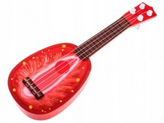 Гитара игрушечная Fan Wingda Toys 819-20, 35 см (Клубника) 21304771 фото