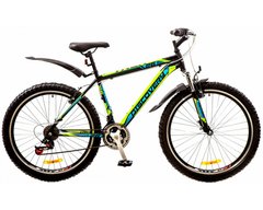 Велосипед 26 Discovery TREK AM 14G DD рама-18 St черно-сине-зеленый с крылом Pl 2017 1890039 фото