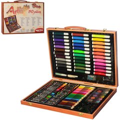 Детский набор для творчества MK 2455-1 в деревяном чемодане 21307014 фото