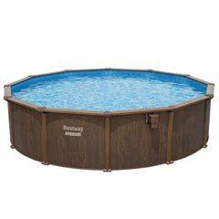 561CS Стальной бассейн Bestway, 550&times;130 см (6056 л/ч, тент, подстилка, лестница, дозатор, скиммер) 20501965 фото