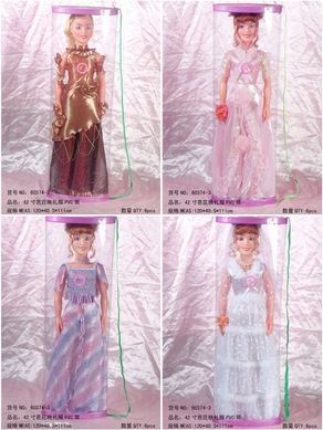 60374-3 кукла интерактивная ходячая вечернем платье 40-дюймовая со светом и музыкой подвижными руками ногами 3 модели 20500518 фото