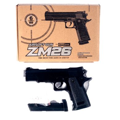 ZM26 Дитячий пістолет метал на кульках 20500947 фото