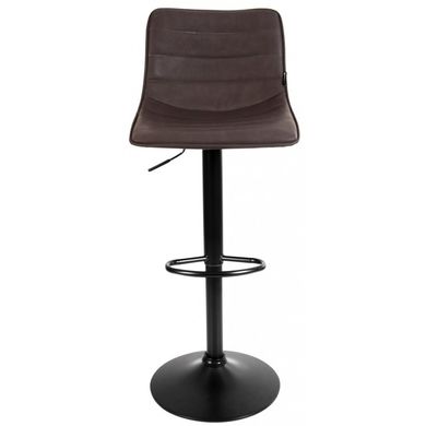 Барный стул со спинкой Bonro B-081 коричневый (2 шт) 7000102 фото