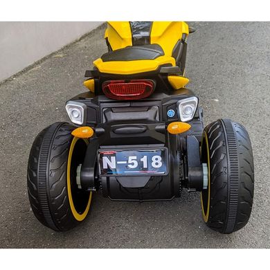 Дитячий електромотоцикл Spoko Sp-518 жовтий 7000740 фото