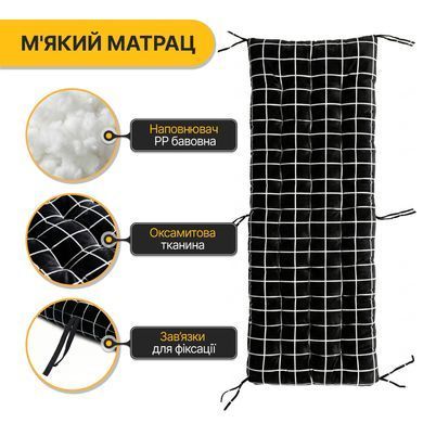 Раскладная кровать (раскладушка) с бархатным матрасом и подушкой LEOBRO (LB-FB-B3-PAT) 22500095 фото