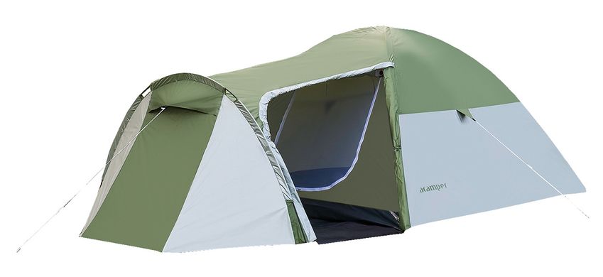 Палатка 4-х местная Presto Acamper Monsun 4 Pro зеленый - 3500мм. H2О - 4,1 кг. 22600045 фото