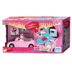 QL055-2 Кабриолет для куклы "Свадебный лимузин" с куклой и аксессуарами