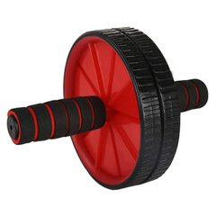 Тренажер MS 0871-1 колесо для мышц пресса, 29 см. (Красный) 21307165 фото