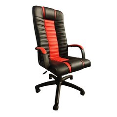 Кресло офисное на колесах Bonro B-635 черно-красное 7000415 фото